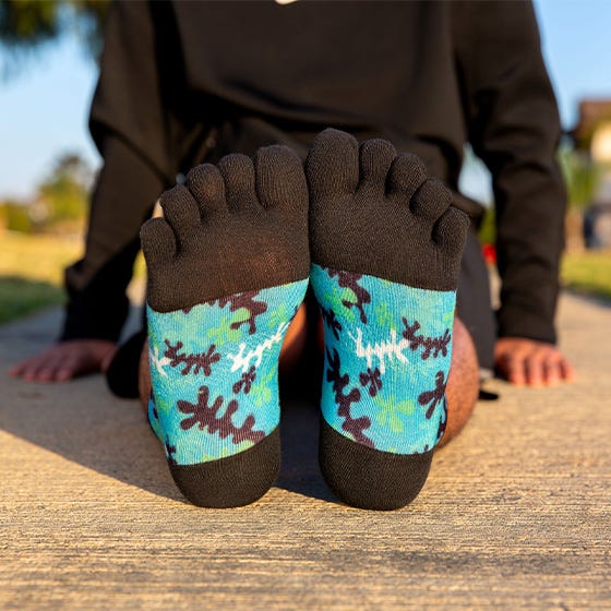 Injinji Herren-Socken mit separaten Zehen aus der Kollektion Trail