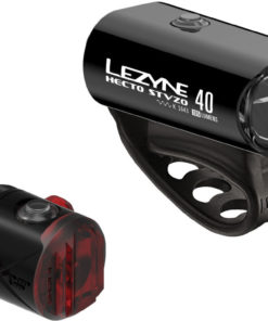LEZYNE LED Beleuchtungsset Hecto Drive 40 + Femto StVZO -Fahrradbeleuchtung